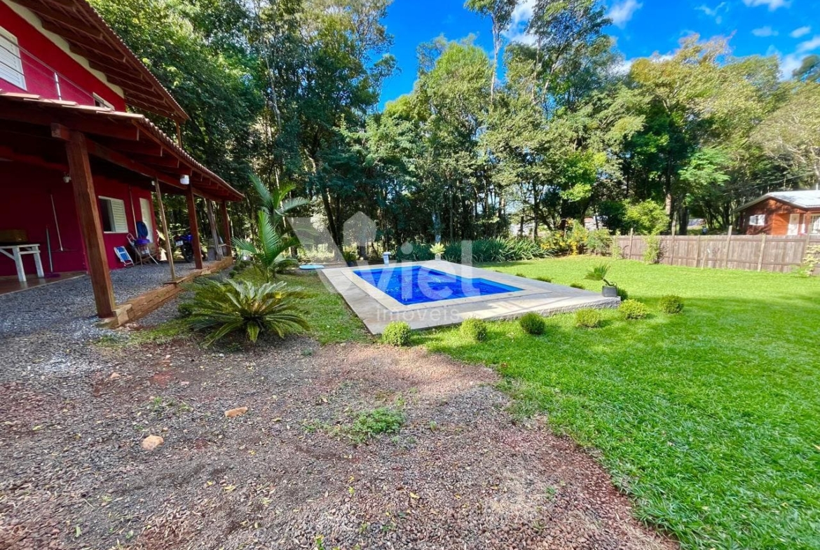 chacara na colonia cella com piscina - cordilheira alta, proximo a chapeco